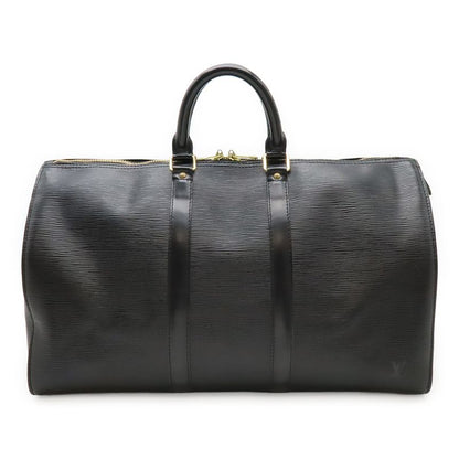 Louis Vuitton Epi Keepall 45 Boston Bag Travel Cabasn Travel Bag Noir Black