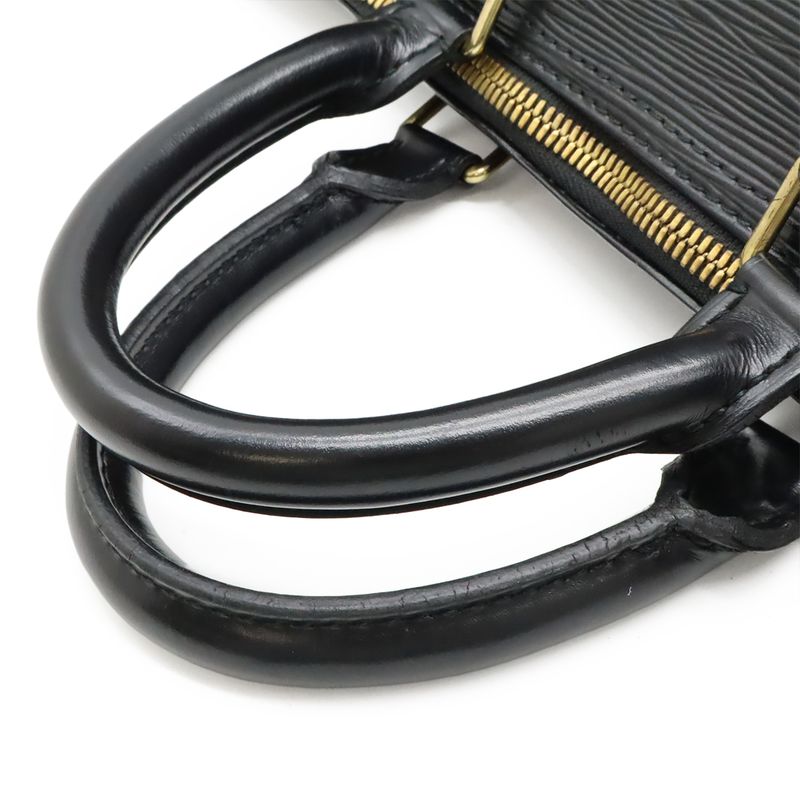 Louis Vuitton Epi Keepall 45 Boston Bag Travel Cabasn Travel Bag Noir Black