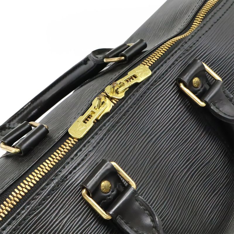 Louis Vuitton Epi Keepall 45 Boston Bag Travel Cabasn Travel Bag Noir Black