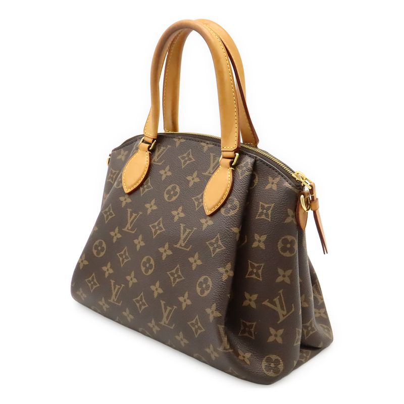 Louis Vuitton Monogram Rivoli PM Handbag Tote Bag Missing Shoulder Strap M44543