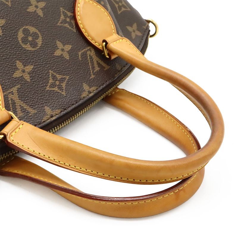 Louis Vuitton Monogram Rivoli PM Handbag Tote Bag Missing Shoulder Strap M44543