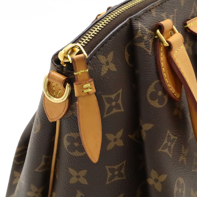 Louis Vuitton Monogram Rivoli PM Handbag Tote Bag Missing Shoulder Strap M44543