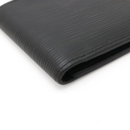 Louis Vuitton Epi Portefeuille Multiple Bifold Wallet Noir Black M60662
