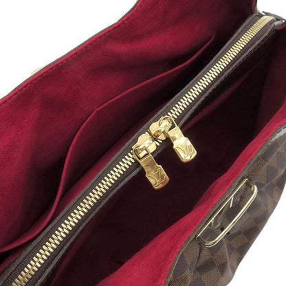 Louis Vuitton Shoulder Bag Sistina GM Damier Canvas Damier Gold Hardware Brown