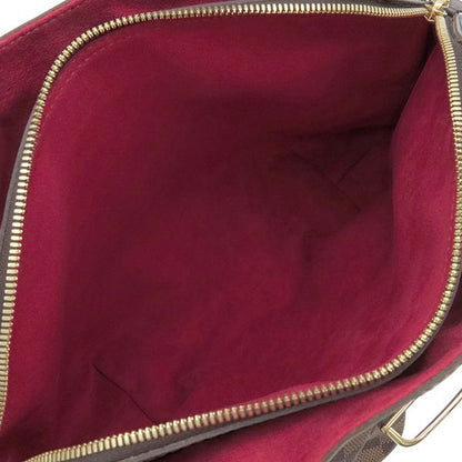 Louis Vuitton Shoulder Bag Sistina GM Damier Canvas Damier Gold Hardware Brown