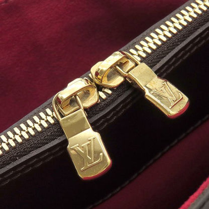 Louis Vuitton Shoulder Bag Sistina GM Damier Canvas Damier Gold Hardware Brown