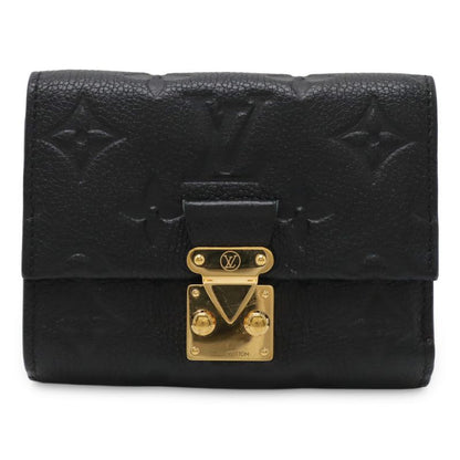 Louis Vuitton Monogram Empreinte Portefeuille Metis Compact Trifold Wallet Noir