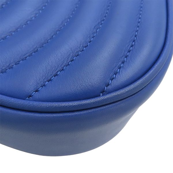 Louis Vuitton Shoulder Bag New Wave Chain Shoulder Bag PM Leather Blue Gold