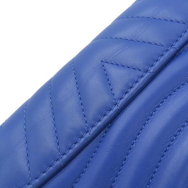 Louis Vuitton Shoulder Bag New Wave Chain Shoulder Bag PM Leather Blue Gold