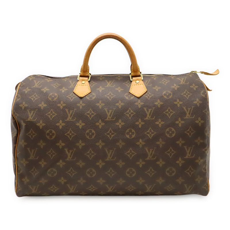 Louis Vuitton Monogram Speedy 40 Handbag Mini Boston Bag Travel Bag Travel