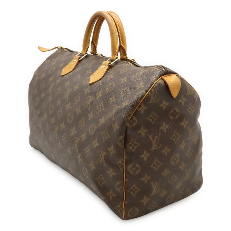 Louis Vuitton Monogram Speedy 40 Handbag Mini Boston Bag Travel Bag Travel