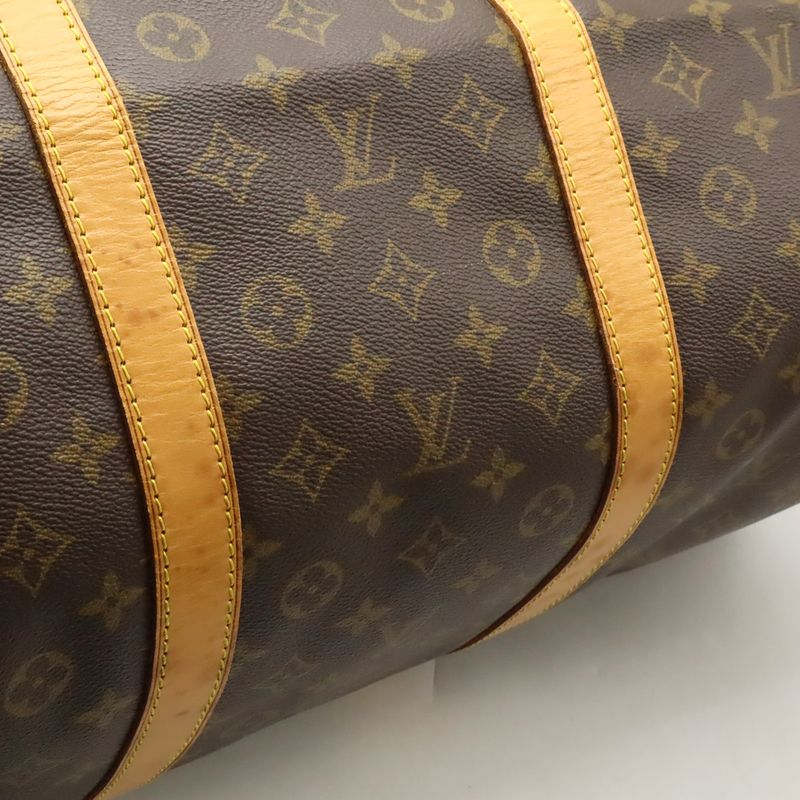 Louis Vuitton Monogram Keepall 60 Boston Bag Travel Cabasn Travel Bag Handbag