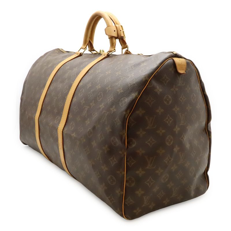 Louis Vuitton Monogram Keepall 60 Boston Bag Travel Cabasn Travel Bag Handbag