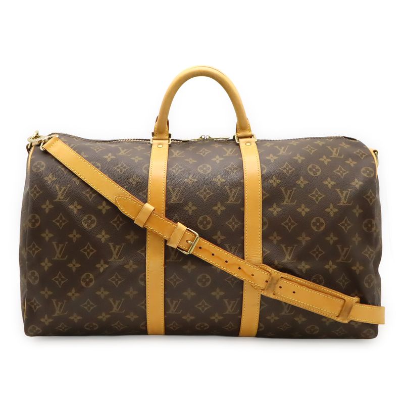 Louis Vuitton Monogram Keepall Bandoliere 50 Boston Bag Travel Bag Travel