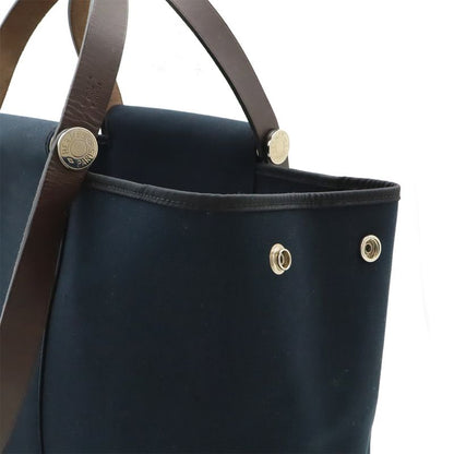 Hermes Cabas Q'elan PM Tote Handbag 2WAY Shoulder Bag Shoulder Toile Officier