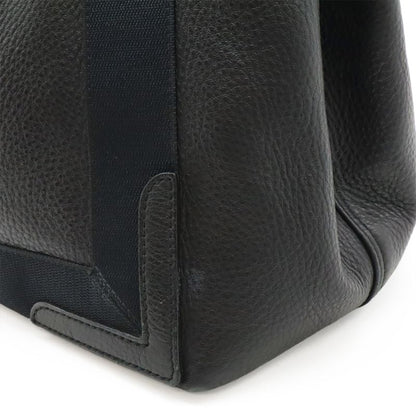 Balenciaga Navy Cabas S Small Logo Handbag Tote Leather Black With Pouch 339933