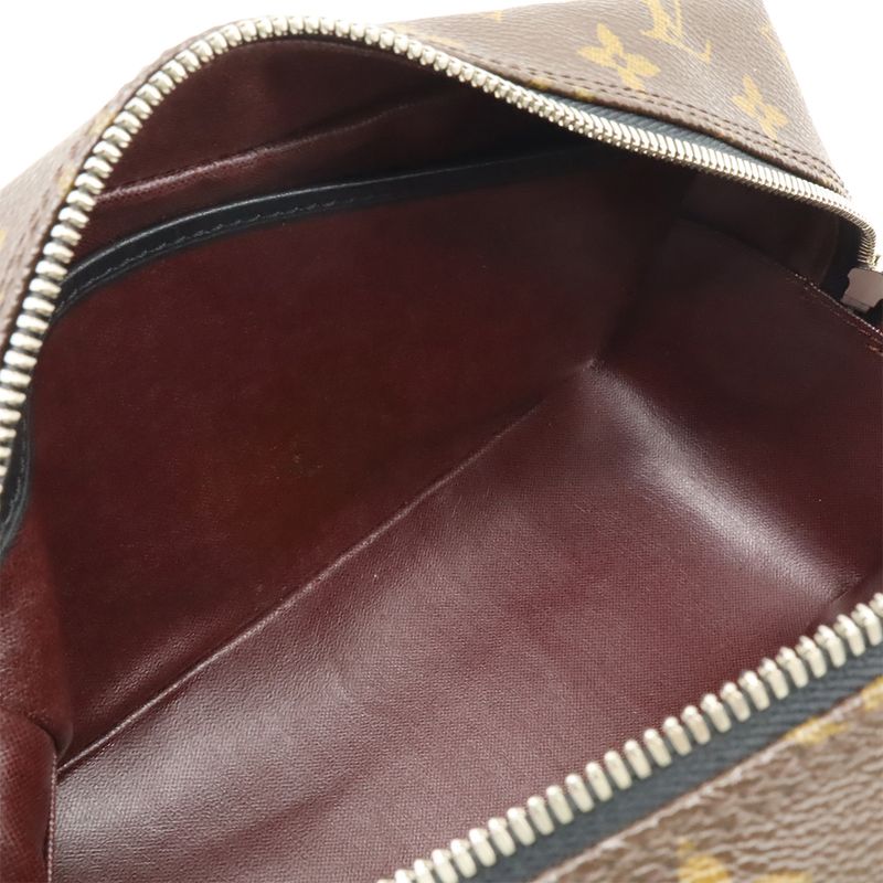 Louis Vuitton Monogram Macassar Trousse Toilette Pouch Travel Pouch Second Bag