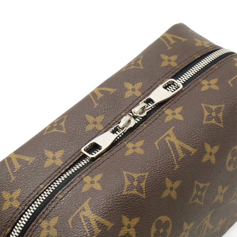Louis Vuitton Monogram Macassar Trousse Toilette Pouch Travel Pouch Second Bag