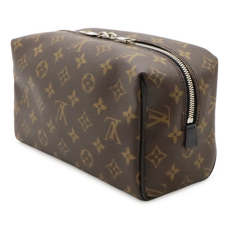 Louis Vuitton Monogram Macassar Trousse Toilette Pouch Travel Pouch Second Bag