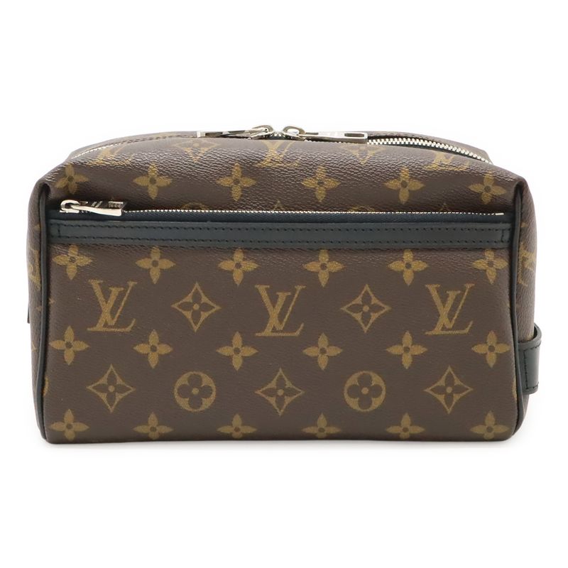 Louis Vuitton Monogram Macassar Trousse Toilette Pouch Travel Pouch Second Bag