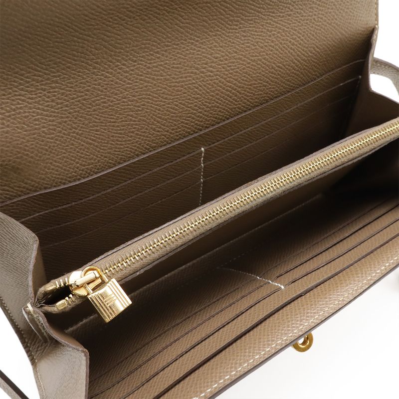 Hermes Kelly Wallet Long Bifold Long Wallet Bifold Long Wallet Vaux Epson