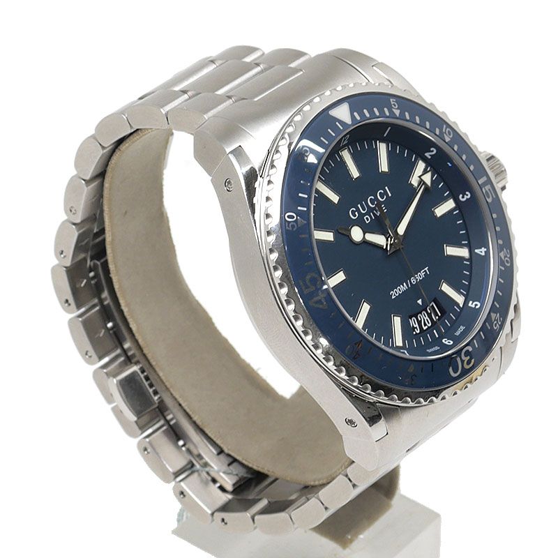 Gucci Dive 136.2 Ya136203 Blue Dial Men's