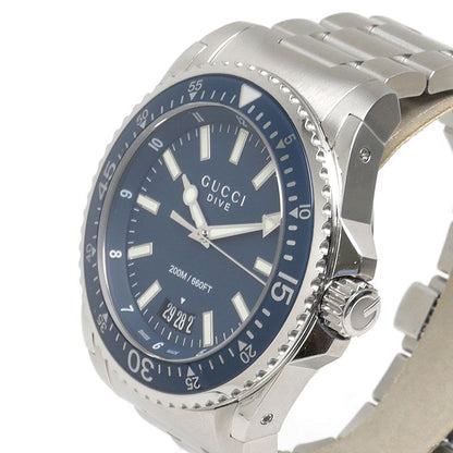 Gucci Dive 136.2 Ya136203 Blue Dial Men's