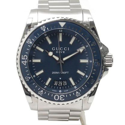 Gucci Dive 136.2 Ya136203 Blue Dial Men's