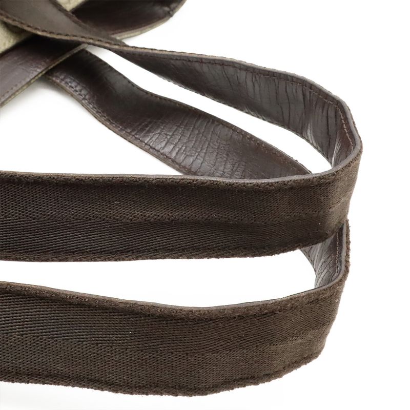 Gucci GG Supreme Tote Bag Shoulder Bag Semi Shoulder PVC Leather Beige Brown