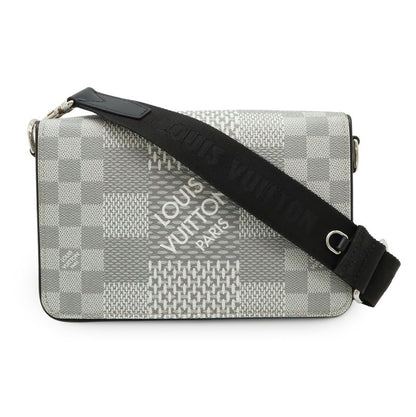 Louis Vuitton Damier Graphite 3D Studio Messenger Shoulder Bag 2WAY Clutch Bag