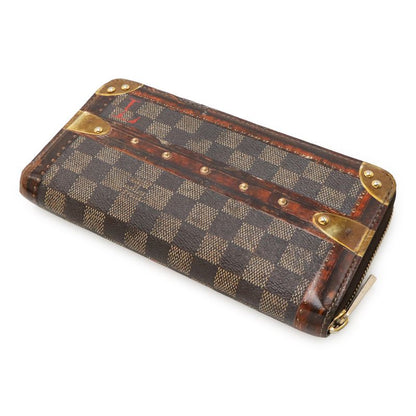 Louis Vuitton Transformed Damier Zippy Wallet Trompe L'oeil Round Zipper Long