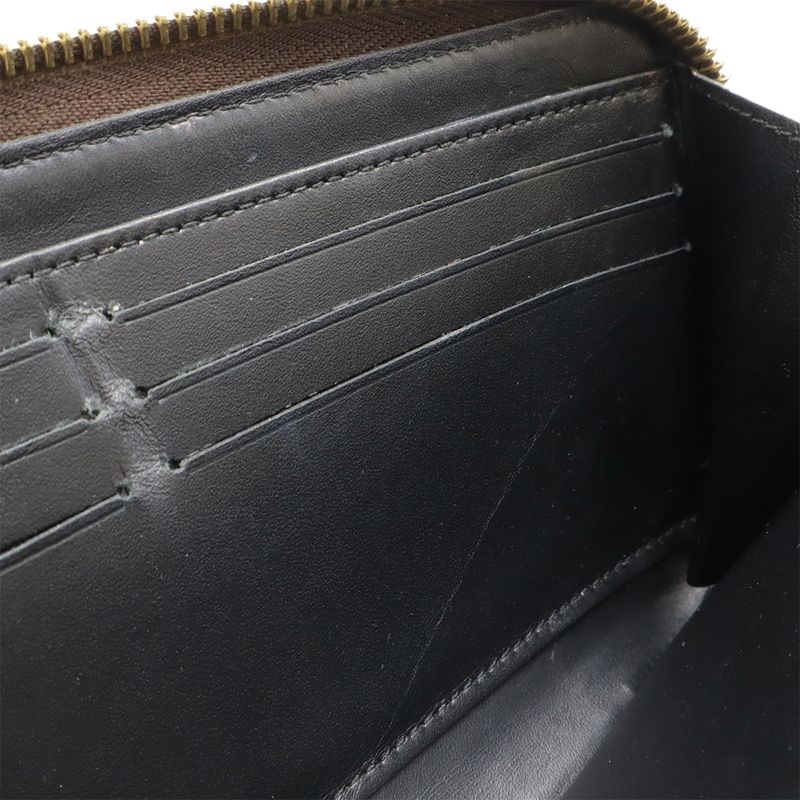 Louis Vuitton Transformed Damier Zippy Wallet Trompe L'oeil Round Zipper Long