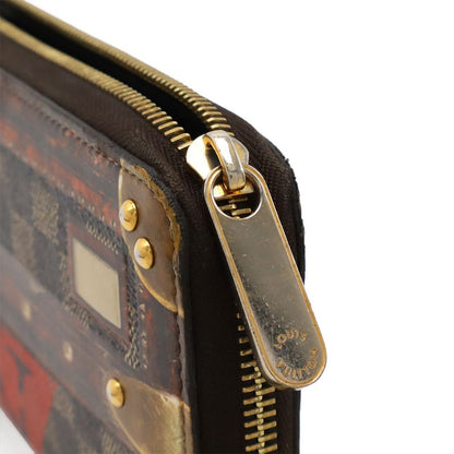 Louis Vuitton Transformed Damier Zippy Wallet Trompe L'oeil Round Zipper Long