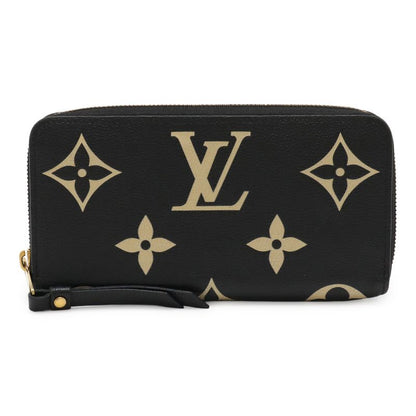 Louis Vuitton Monogram Empreinte Zippy Wallet Round Zipper Long Wallet Bicolor