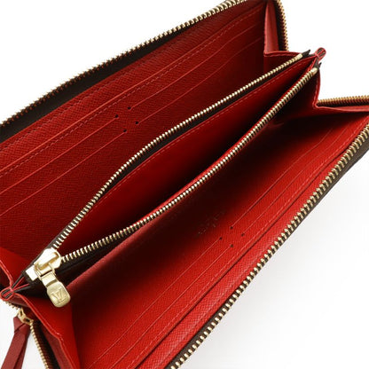 Louis Vuitton Damier LV Stories Portefeuille Cles Mans Round Zipper Long Wallet