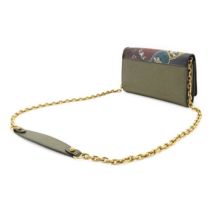 Louis Vuitton Monogram Epi Portefeuille Twist Chain Shoulder Bag Long Wallet
