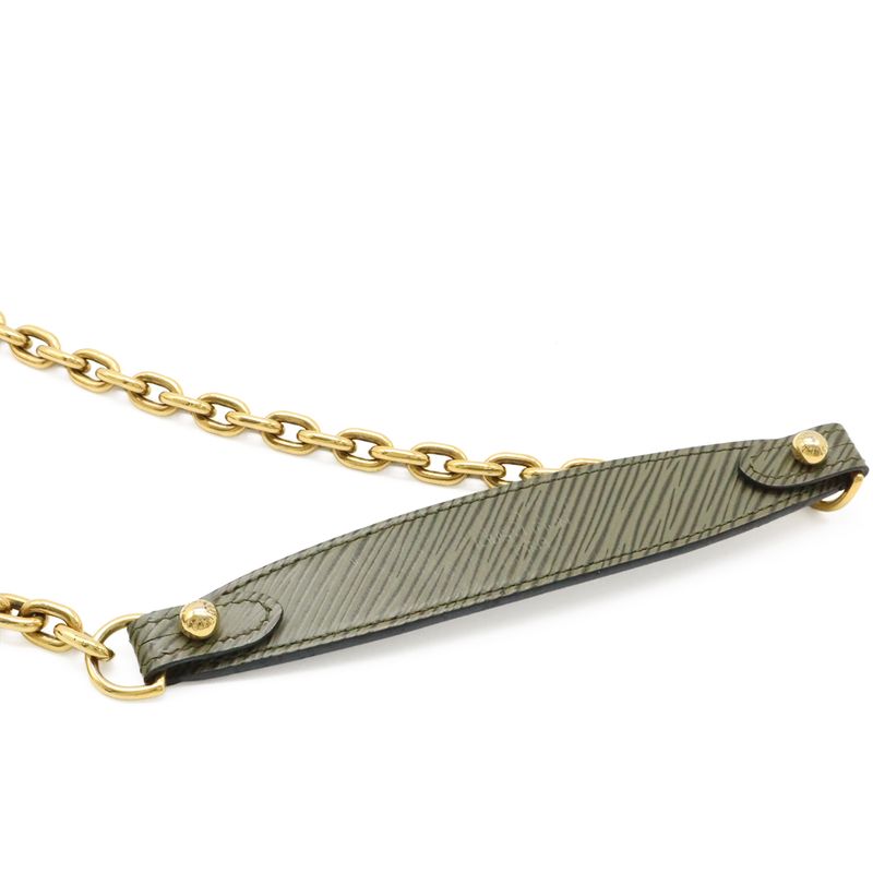 Louis Vuitton Monogram Epi Portefeuille Twist Chain Shoulder Bag Long Wallet