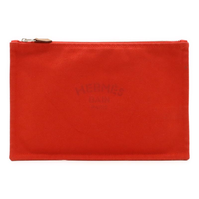 Hermes Yachting GM Flat Pouch Cosmetic Pouch Cosmetic Pouch Small Bag Clutch