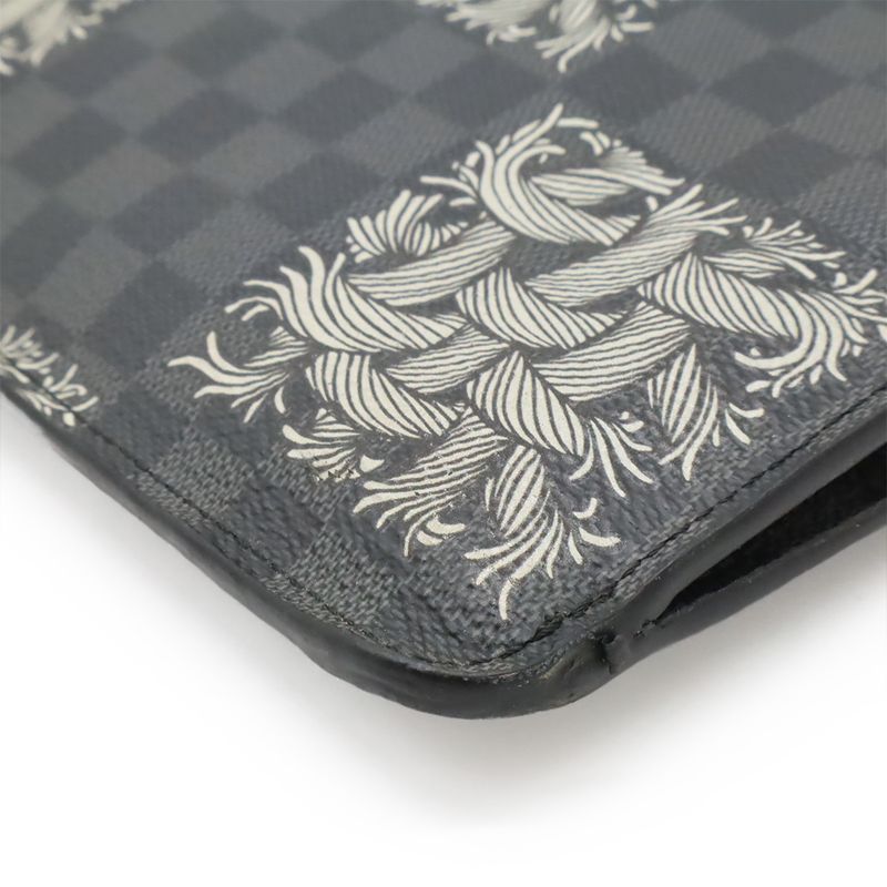 Louis Vuitton Damier Graphite Pochette Jules PM Clutch Bag Pouch Christopher