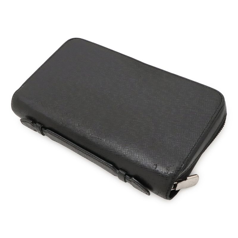 Louis Vuitton Taiga Zippy XL Round Zipper Long Wallet Travel Case Second Bag