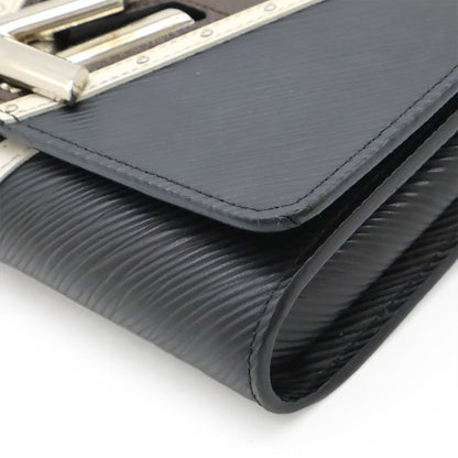 Louis Vuitton Epi Monogram Portefeuille Twisted Chain Wallet Shoulder Bag Long