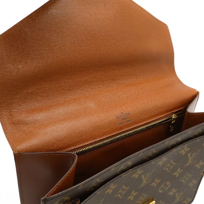 Louis Vuitton Monogram Monceau 28 Second Bag Handbag Business Bag 2WAY Shoulder