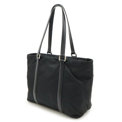 Prada Tote Shoulder Bag Shoulder Tote Semi Shoulder Nylon Leather NERO Black