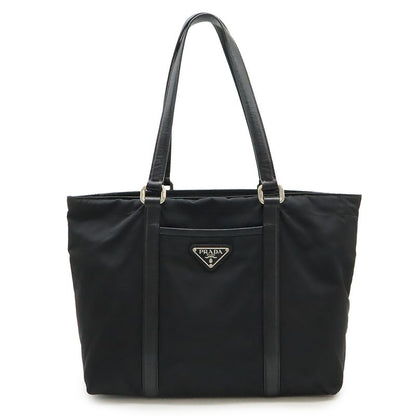 Prada Tote Shoulder Bag Shoulder Tote Semi Shoulder Nylon Leather NERO Black