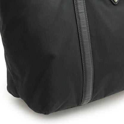 Prada Tote Shoulder Bag Shoulder Tote Semi Shoulder Nylon Leather NERO Black