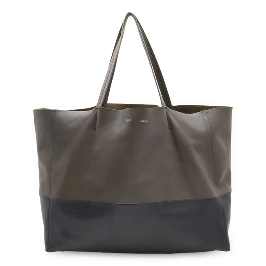 Celine Horizontal Cabas Tote Large Tote Shoulder Bag Shoulder Bicolor Leather