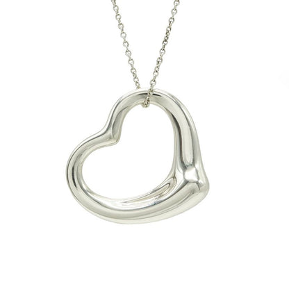 Tiffany & Co Tiffany & Co Elsa Peretti Open Heart Pendant Necklace Large Size