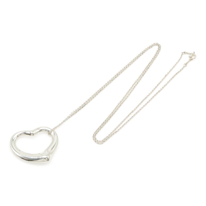 Tiffany & Co Tiffany & Co Elsa Peretti Open Heart Pendant Necklace Large Size