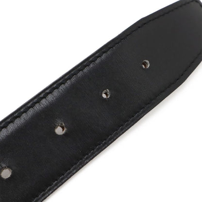 Hermes H Belt H Buckle Reversible Leather Black Brown Silver Hardware With