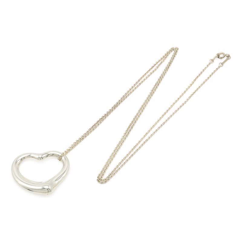 Tiffany & Co Tiffany & Co Elsa Peretti Open Heart Pendant Necklace Large Size